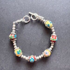 Ceramic Beaded Bracelet